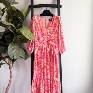 Floral Pink Dress by DKNY